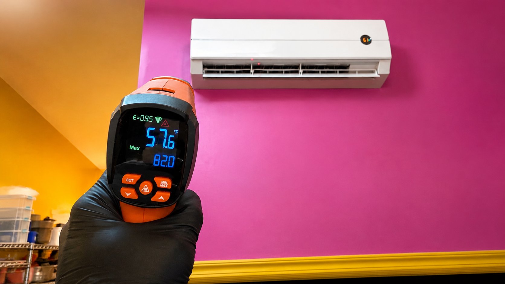 Mini-split temperature check
