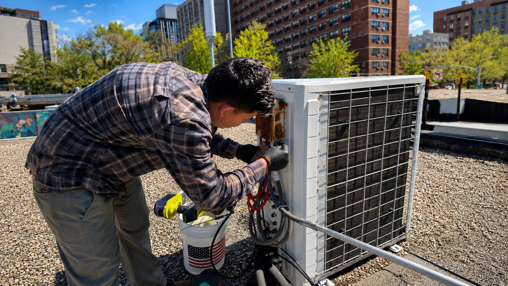 Rooftop AC repair
