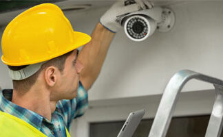 INSTALLATION OF 4 SECURITY CAMERAS ON THE OUTSIDE PLUS INSTALLATION OF DOOR BELL ON THE FRONT DOOR